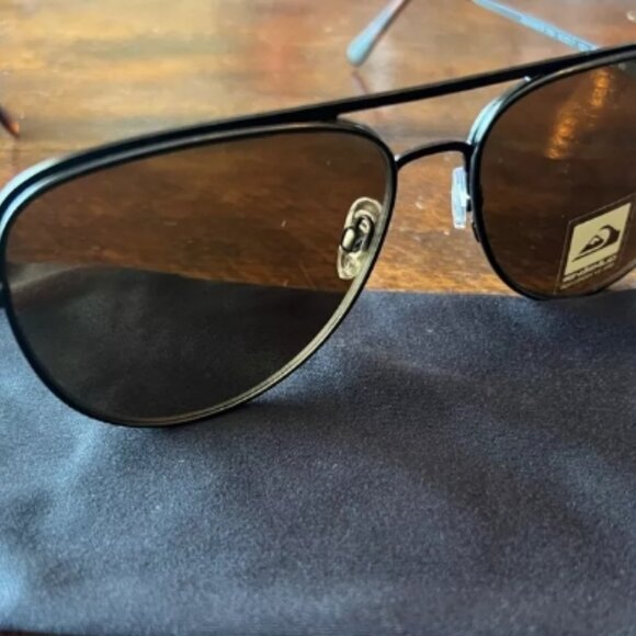 QUIKSILVER Aviator🕶Sunglasses Sun Amber Lens Aviator QS4000OP 009🆕📦⌚🏃💨⚡🚚 - Picture 6 of 15